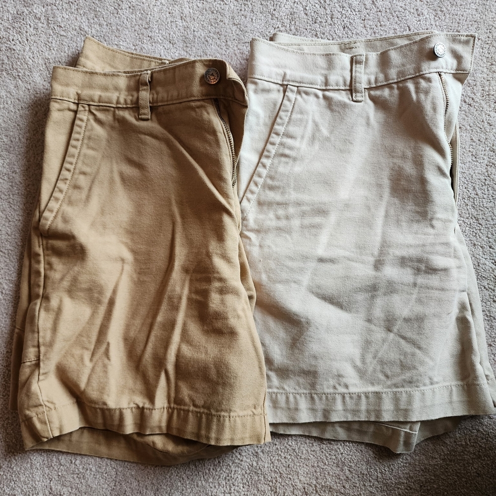 Patagonia Men's Cargo Shorts - Tan and Cream